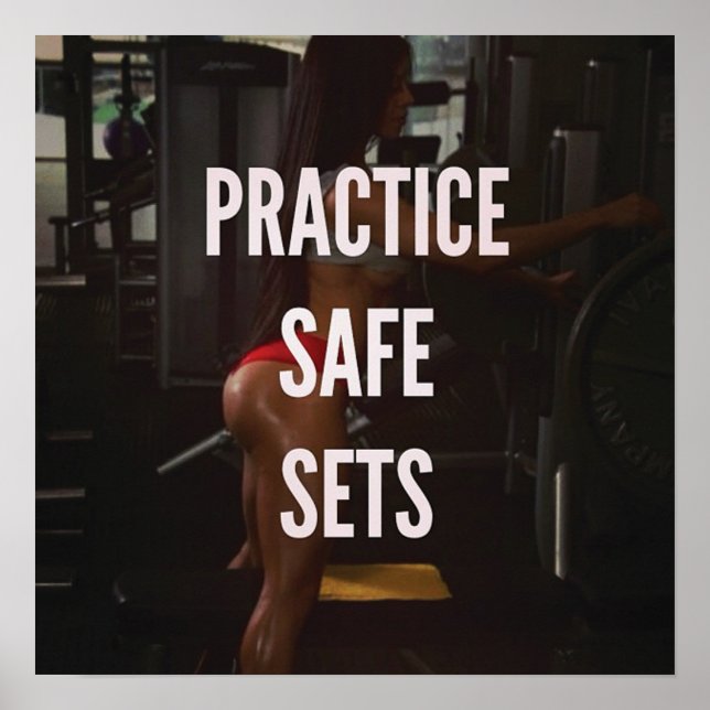 Póster Motivación de entrenamiento (Frente)