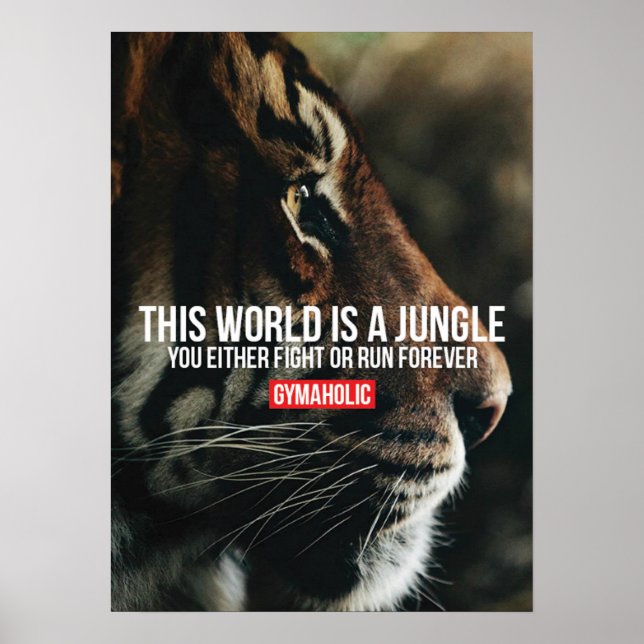 Póster Motivación de entrenamiento (Frente)