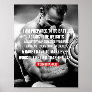 Póster Motivación de entrenamiento