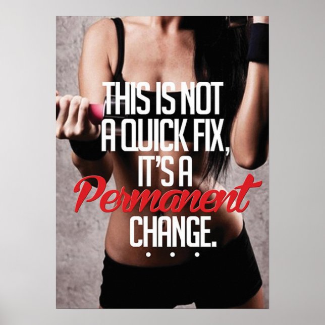 Póster Motivación de entrenamiento (Frente)
