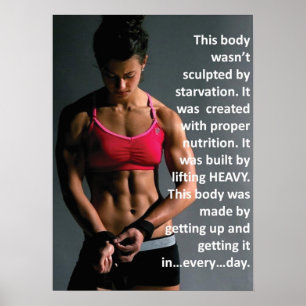 Póster Motivación de entrenamiento