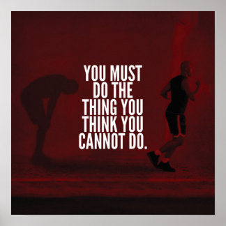 Póster Motivación de entrenamiento