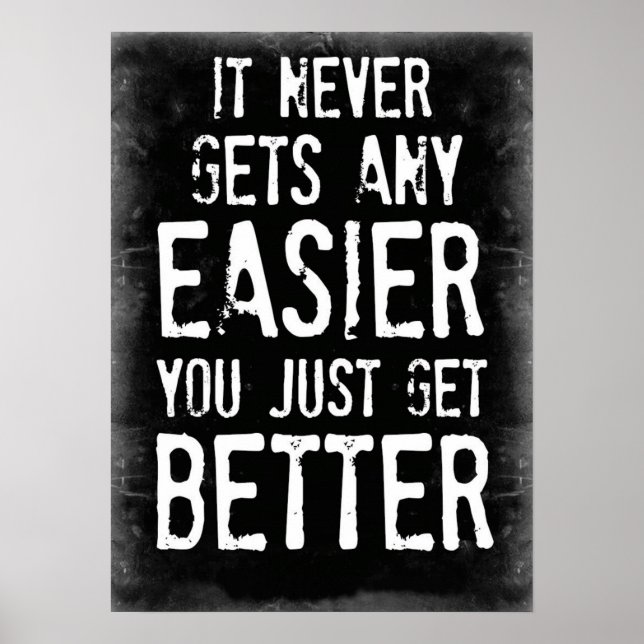 Póster Motivación de entrenamiento (Frente)