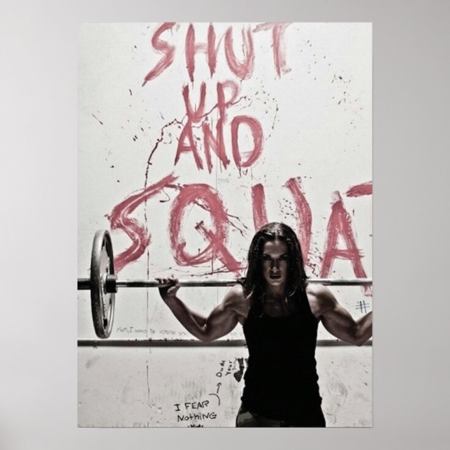 Póster Motivación de entrenamiento (Frente)