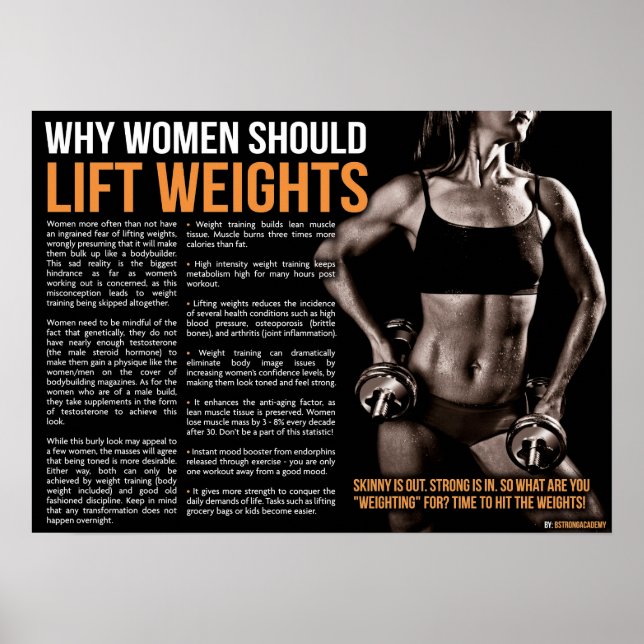 Póster Motivación de entrenamiento (Frente)