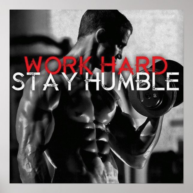 Póster Motivación de entrenamiento (Frente)