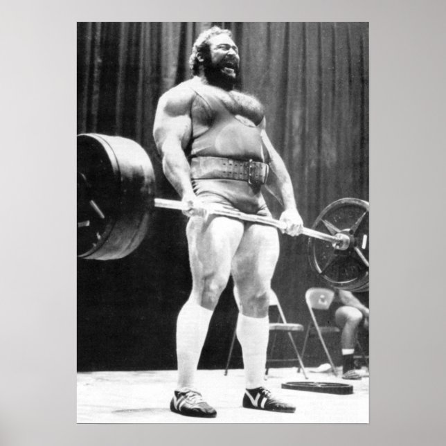 Póster Motivación de entrenamiento (Frente)