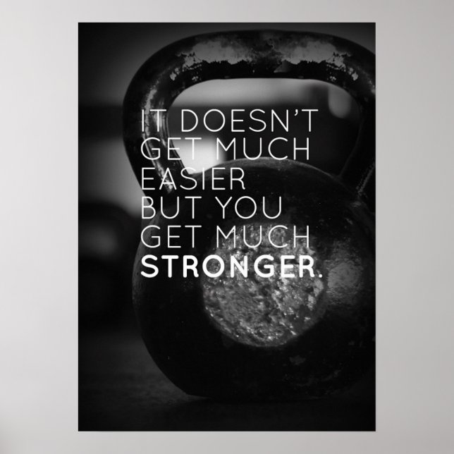 Póster Motivación de entrenamiento (Frente)