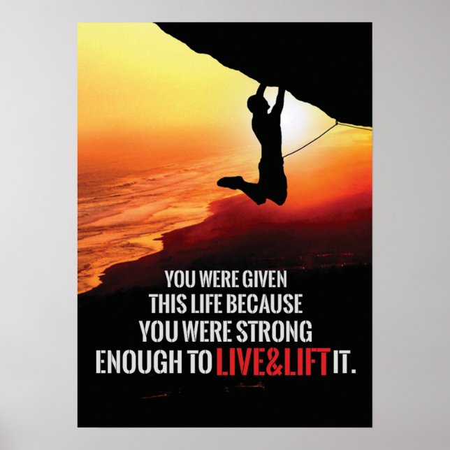 Póster Motivación de entrenamiento (Frente)