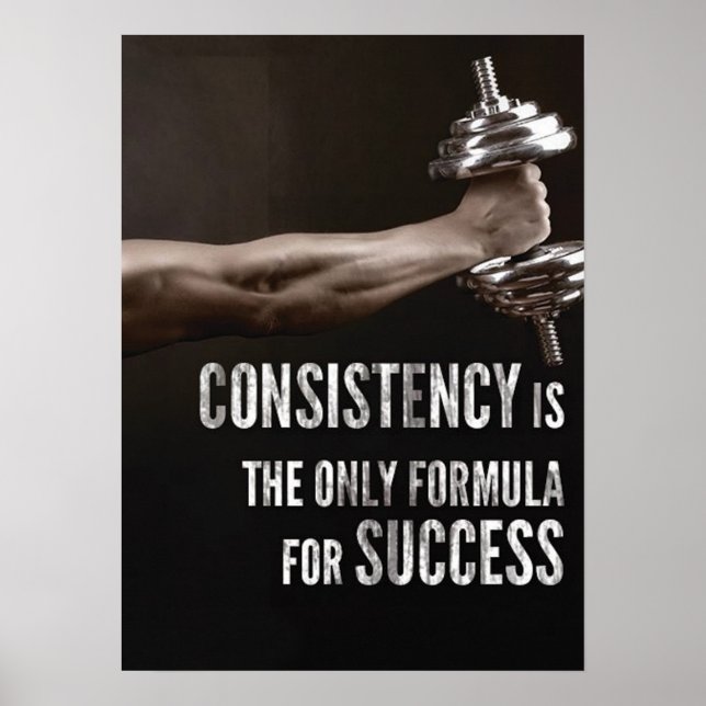 Póster Motivación de entrenamiento (Frente)