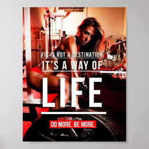 Póster Motivación de entrenamiento