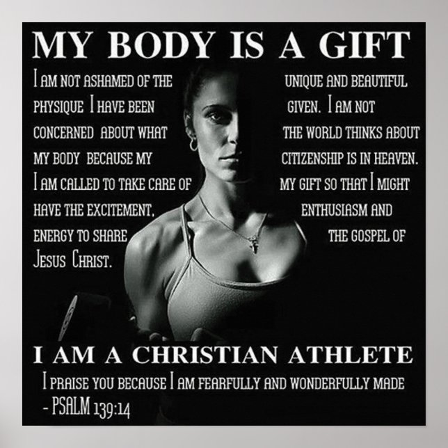 Póster Motivación de entrenamiento (Frente)