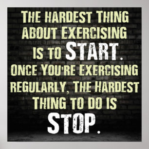 Póster Motivación de entrenamiento