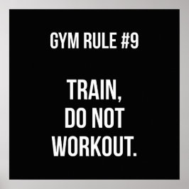 Póster Motivación de entrenamiento