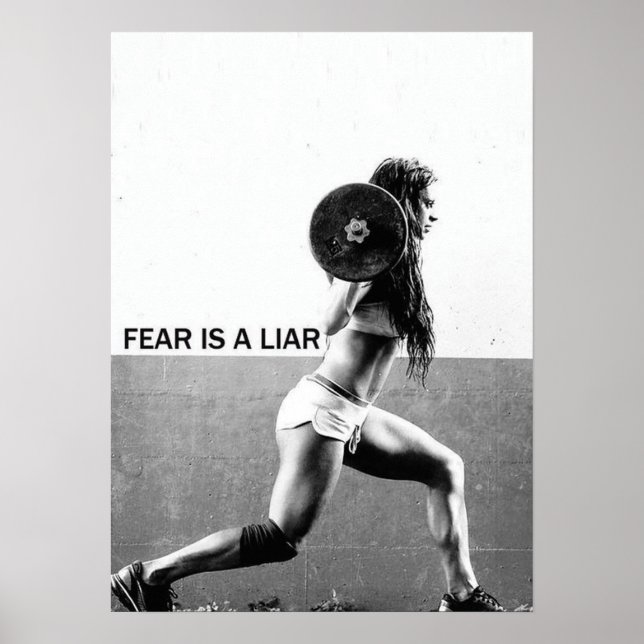 Póster Motivación de entrenamiento (Frente)