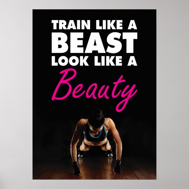 Póster Motivación de entrenamiento (Frente)