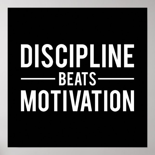 Póster Motivación de entrenamiento (Frente)