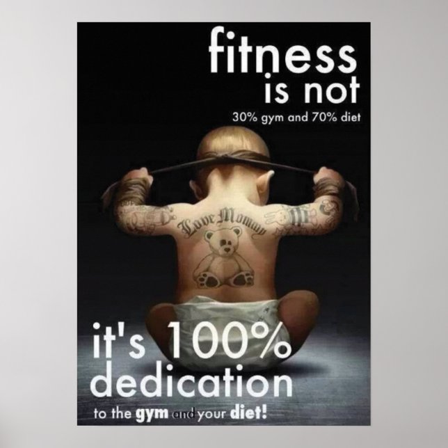Póster Motivación de entrenamiento (Frente)