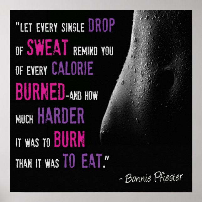 Póster Motivación de entrenamiento (Frente)