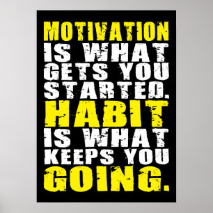 Póster Motivación de entrenamiento