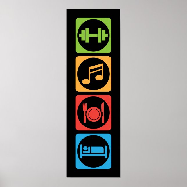 Póster Motivación de entrenamiento (Frente)