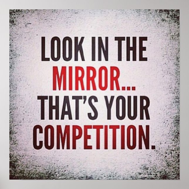 Póster Motivación de entrenamiento (Frente)