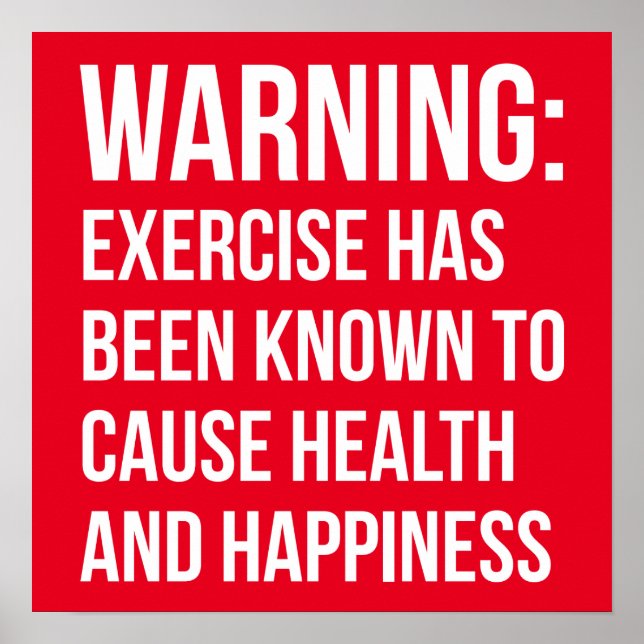 Póster Motivación de entrenamiento (Frente)