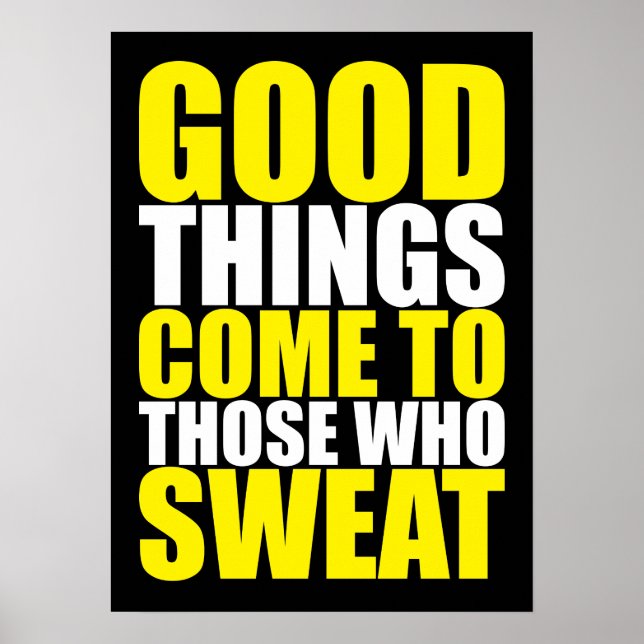 Póster Motivación de entrenamiento (Frente)