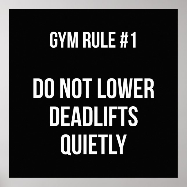 Póster Motivación de entrenamiento (Frente)