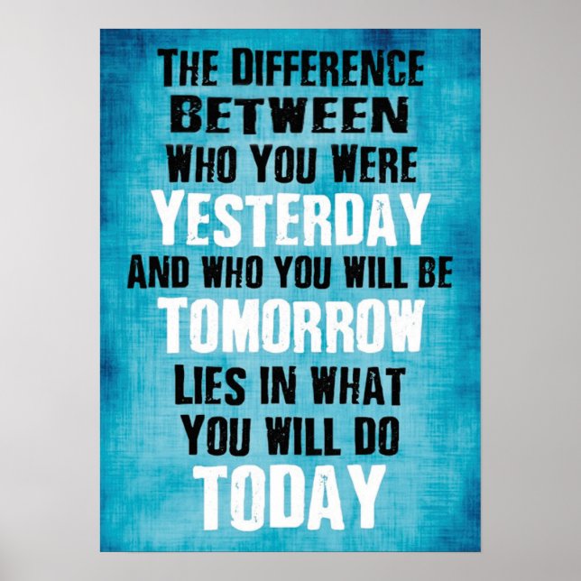 Póster Motivación de entrenamiento (Frente)