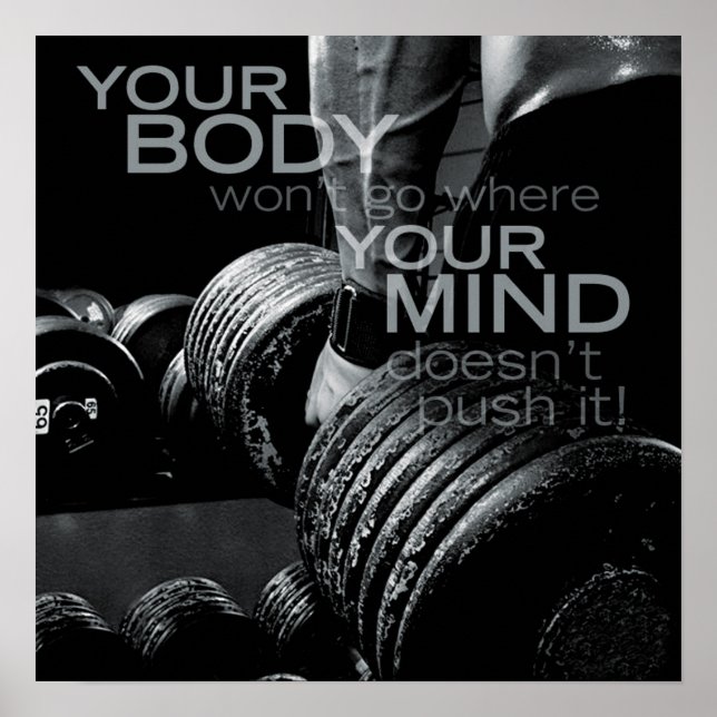 Póster Motivación de entrenamiento (Frente)
