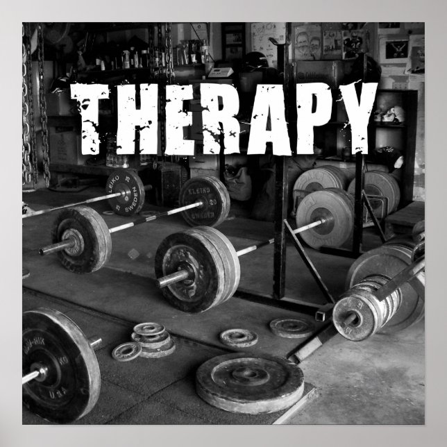 Póster Motivación de entrenamiento (Frente)