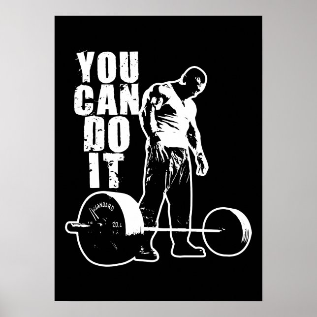 Póster Motivación de entrenamiento (Frente)