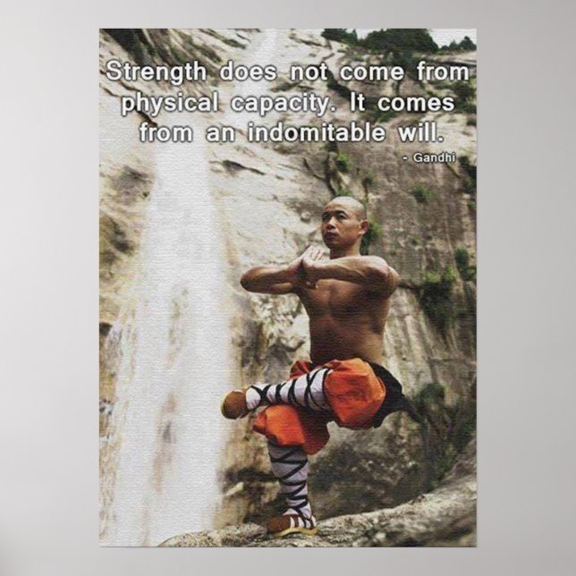 Póster Motivación de entrenamiento (Frente)