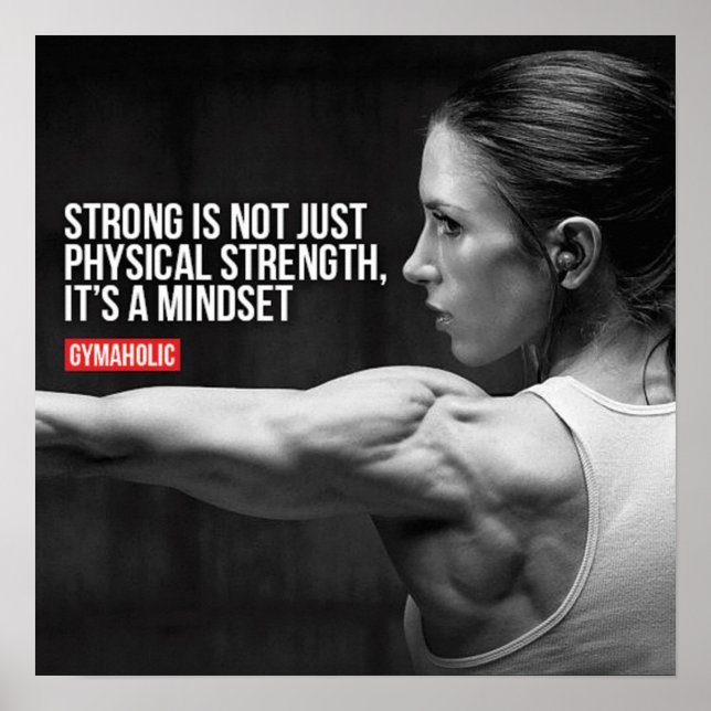 Póster Motivación de entrenamiento (Frente)