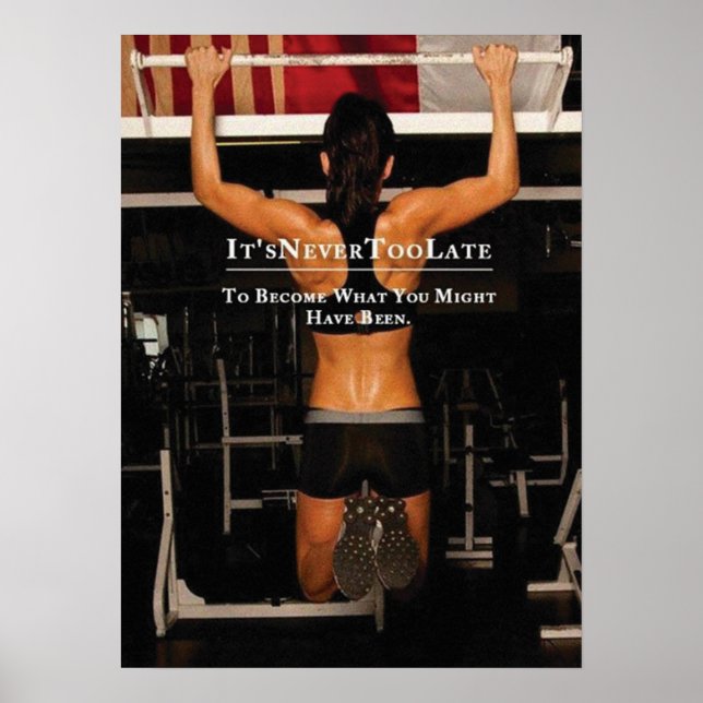 Póster Motivación de entrenamiento (Frente)