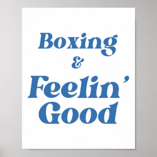 Póster Motivación de entrenamiento de boxeo Fitness Victo