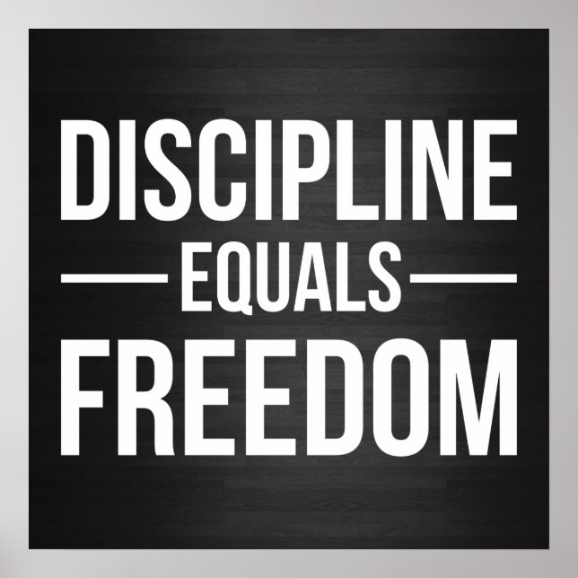 Póster Motivación de entrenamiento de gimnasio (Frente)