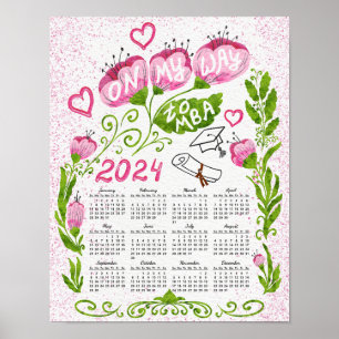 Póster Motivación de estudiantes de MBA del Calendario 20