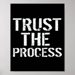 Póster Motivación De Gimnasio Para Camisas Confiar En El