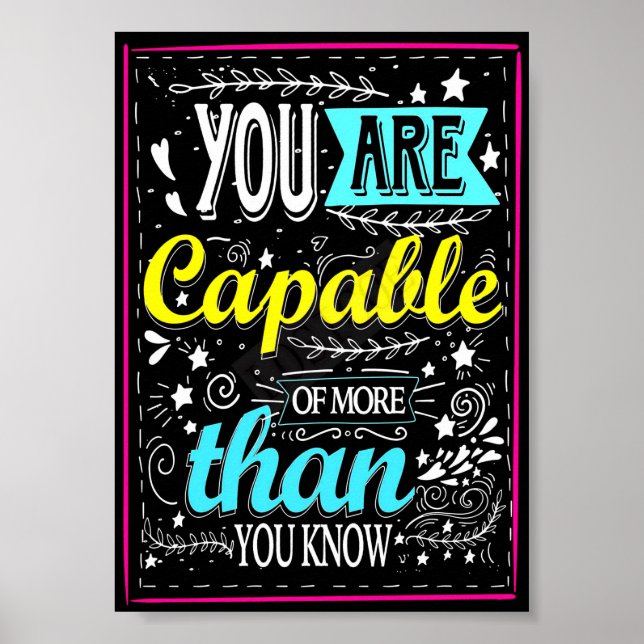 Póster Motivación de la aptitud para el trabajo: entrenam (Frente)