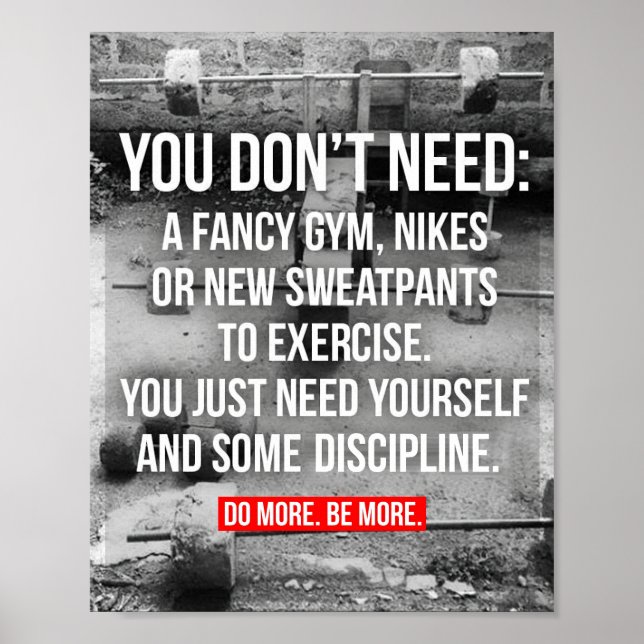 Póster Motivación de la construcción de cuerpos (Frente)