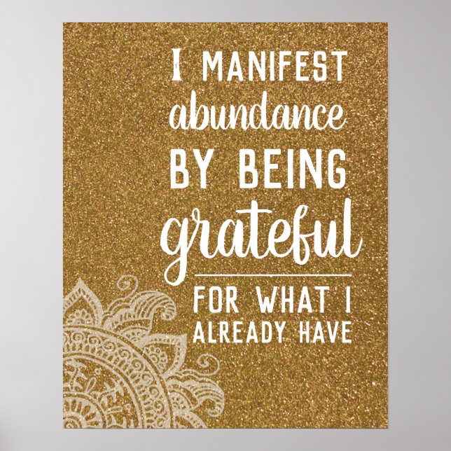 Póster Motivación de la Ley de citas inspiradoras (Frente)