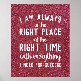 Póster Motivación de la Ley de citas inspiradoras