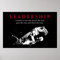 Motivación de liderazgo de los tigres blancos negr