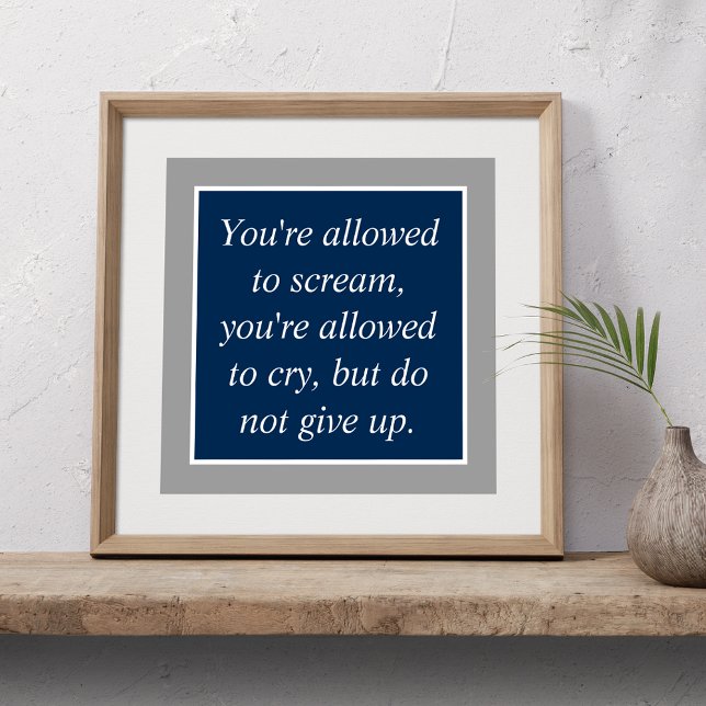 Póster Motivación de prevención del suicidio contra la de (Subido por el creador)