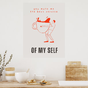 Póster Motivación del café
