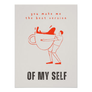 Póster Motivación del café