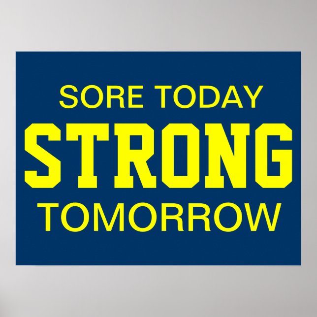 Póster Motivación del entrenamiento (Frente)
