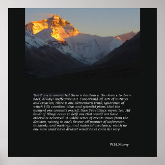 Póster Motivación del Monte Everest